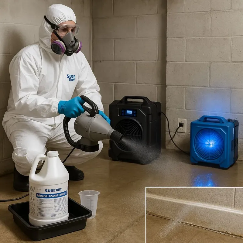 Sanitization and Odor Removal process in Redwood, TX