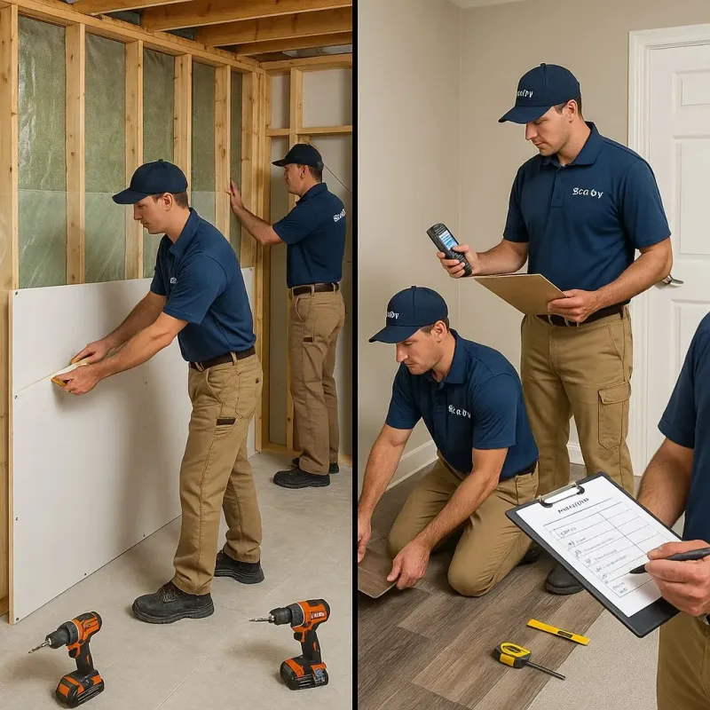Repairs and Reconstruction process in Redwood, TX
